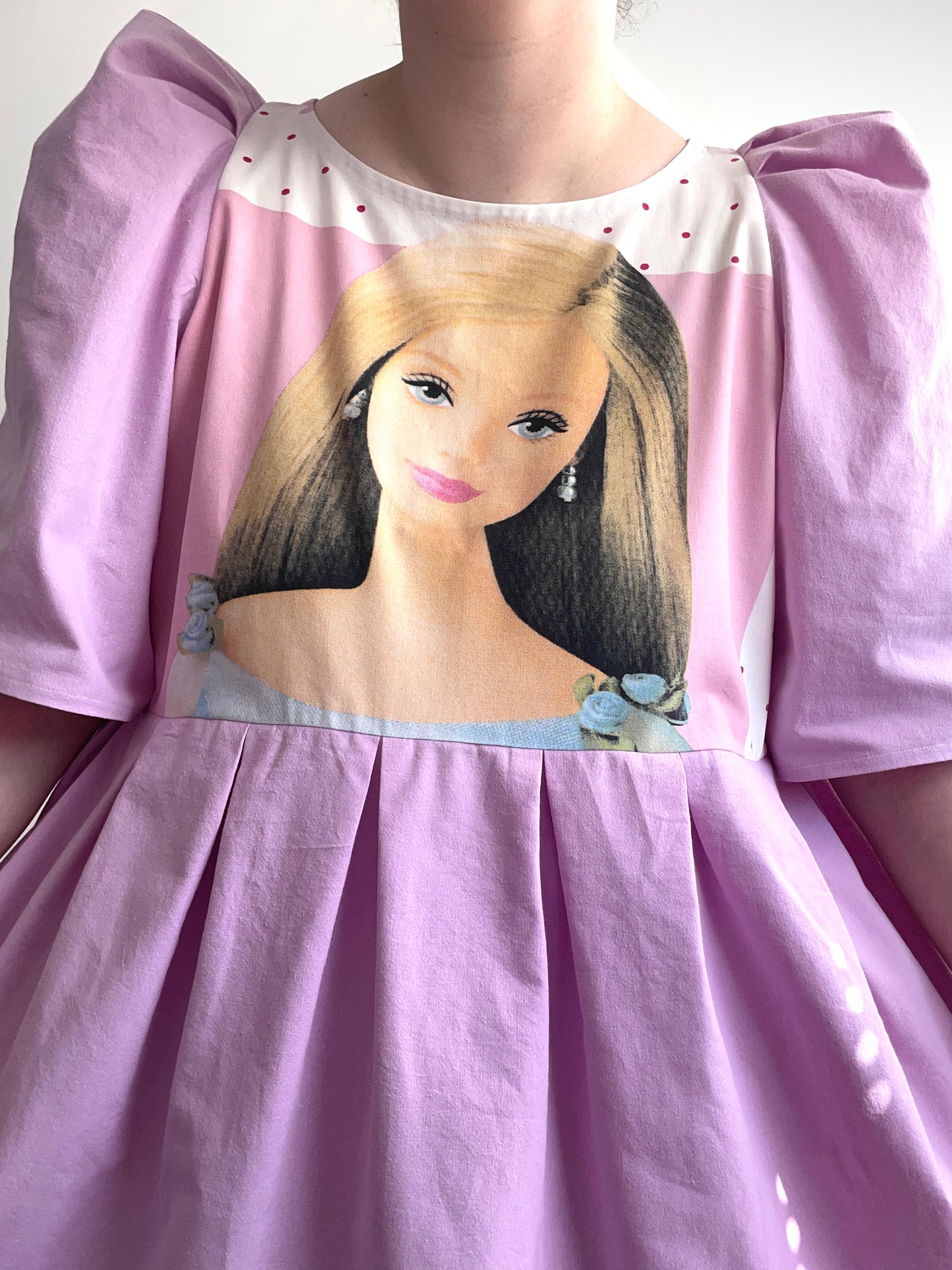 XL-2XL (3XL)  lilac Barbie dress