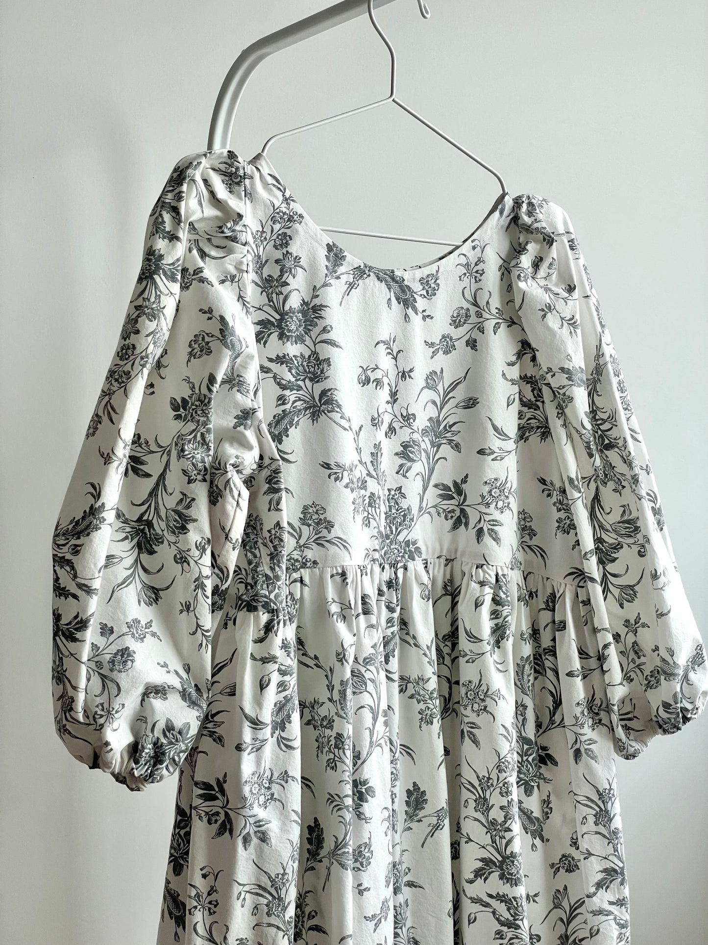 M-L (XL) midi floral dress